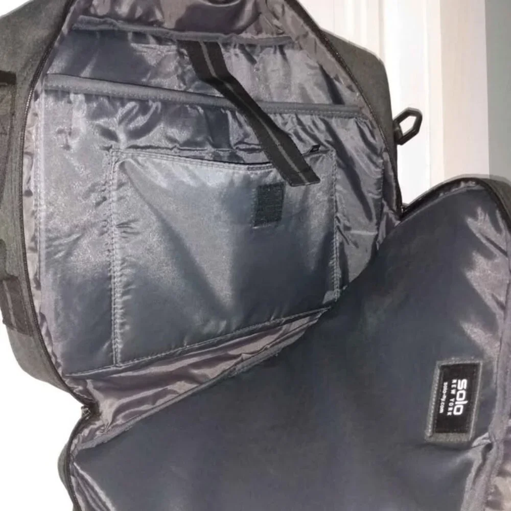 Solo New York Gray Laptop Backpack